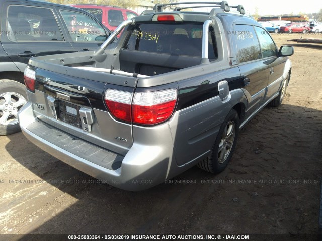 4S4BT62C937112491 - 2003 SUBARU BAJA SPORT BLACK photo 4