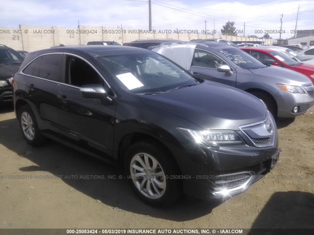 5J8TB3H52GL010032 - 2016 ACURA RDX TECHNOLOGY BLACK photo 1