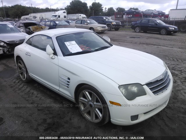 1C3AN69L04X017923 - 2004 CHRYSLER CROSSFIRE LIMITED WHITE photo 1