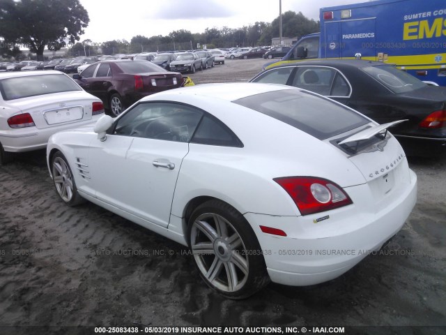 1C3AN69L04X017923 - 2004 CHRYSLER CROSSFIRE LIMITED WHITE photo 3