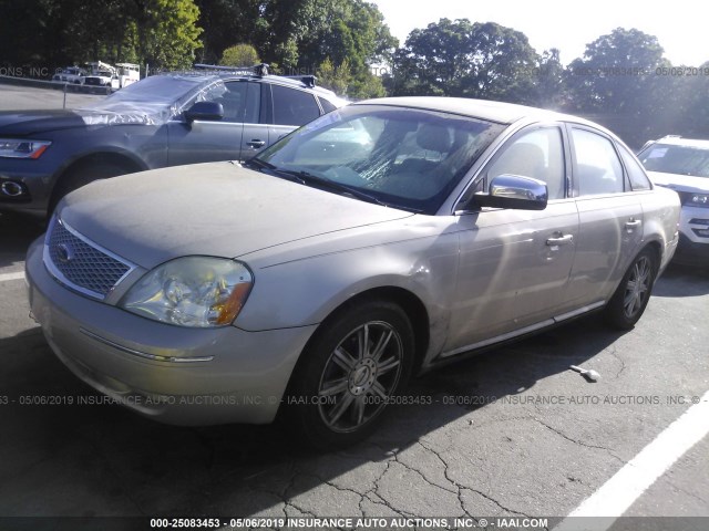 1FAHP25196G175395 - 2006 FORD FIVE HUNDRED LIMITED TAN photo 2