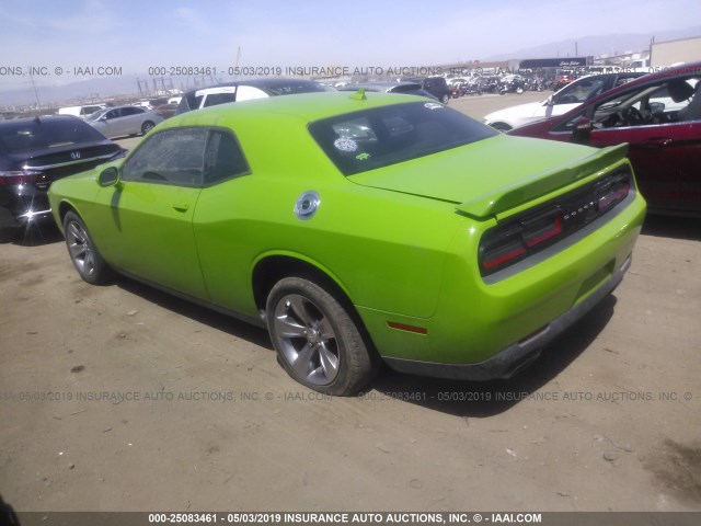 2C3CDZAG8HH573192 - 2017 DODGE CHALLENGER SXT GREEN photo 3