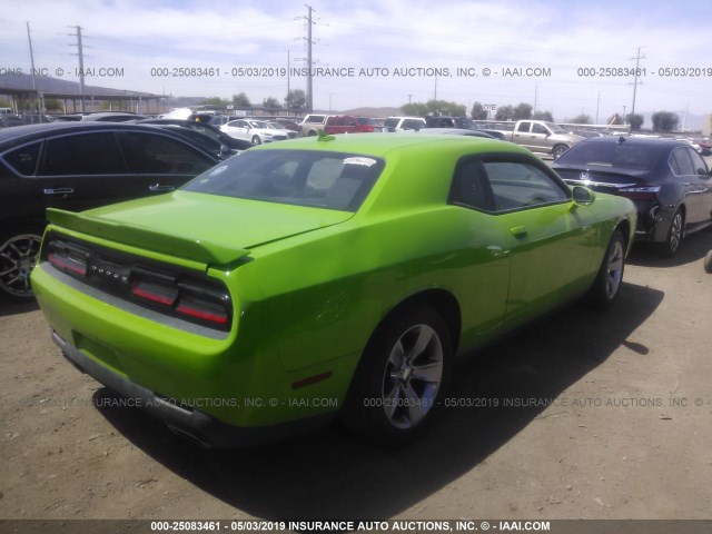 2C3CDZAG8HH573192 - 2017 DODGE CHALLENGER SXT GREEN photo 4