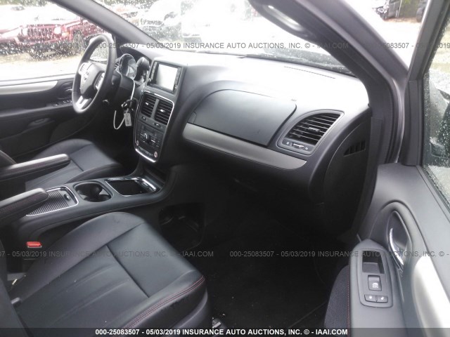 2C4RDGEG2KR564087 - 2019 DODGE GRAND CARAVAN  SILVER photo 5