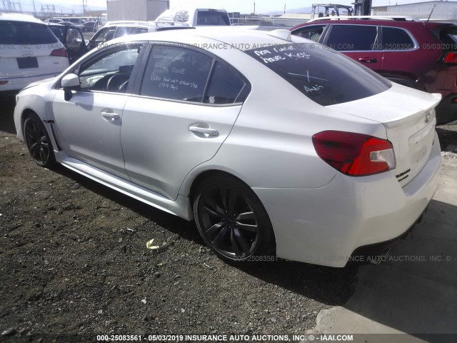 JF1VA1E6XG9809331 - 2016 SUBARU WRX PREMIUM WHITE photo 3