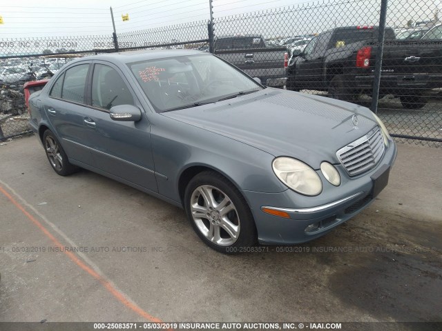 WDBUF56J66A829590 - 2006 MERCEDES-BENZ E 350 BLUE photo 1