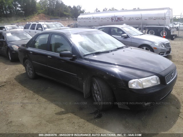 YV1TS592X51392506 - 2005 VOLVO S80 2.5T BLACK photo 1