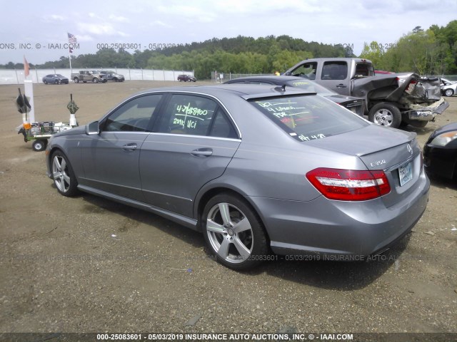 WDDHF5GB4AA021716 - 2010 MERCEDES-BENZ E 350 GRAY photo 3