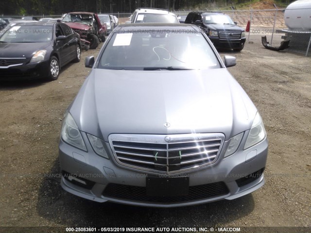 WDDHF5GB4AA021716 - 2010 MERCEDES-BENZ E 350 GRAY photo 6