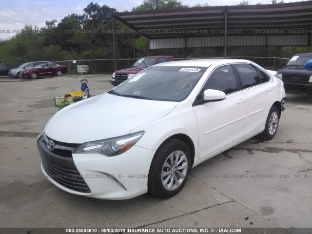 4T4BF1FK8GR566675 - 2016 TOYOTA CAMRY LE/XLE/SE/XSE WHITE photo 2