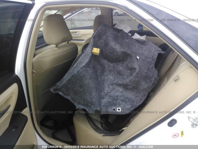 4T4BF1FK8GR566675 - 2016 TOYOTA CAMRY LE/XLE/SE/XSE WHITE photo 8