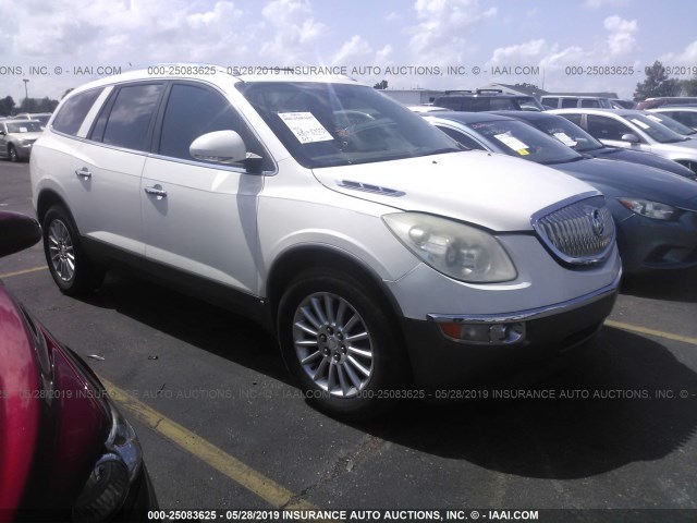5GALRBED5AJ107679 - 2010 BUICK ENCLAVE CXL WHITE photo 1