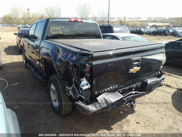 3GCUKREC3JG574981 - 2018 CHEVROLET SILVERADO K1500 LT GRAY photo 3