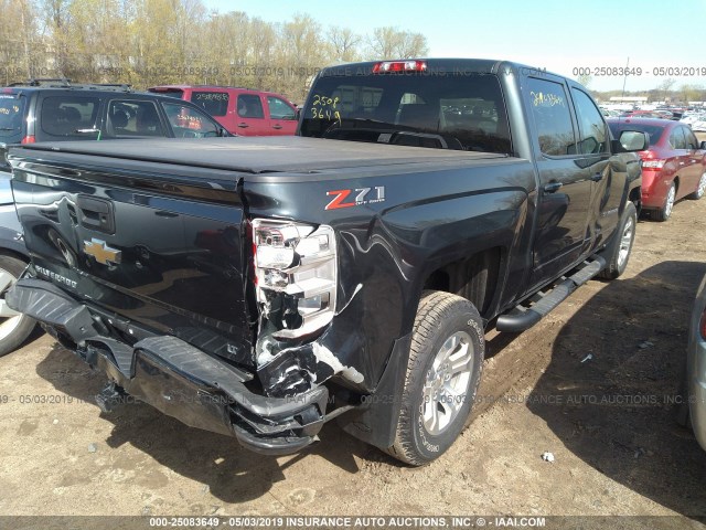 3GCUKREC3JG574981 - 2018 CHEVROLET SILVERADO K1500 LT GRAY photo 4