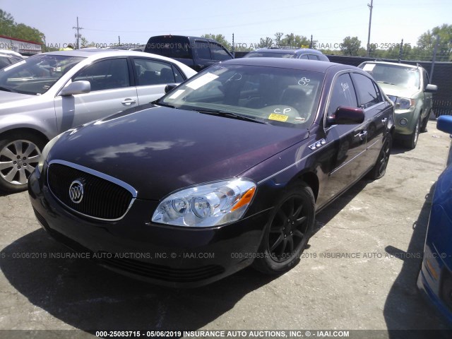 1G4HD57228U136111 - 2008 BUICK LUCERNE CXL PURPLE photo 2