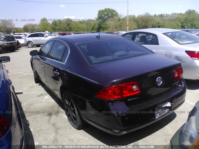 1G4HD57228U136111 - 2008 BUICK LUCERNE CXL PURPLE photo 3