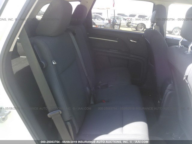 3D4PG5FV5AT228237 - 2010 DODGE JOURNEY SXT WHITE photo 8