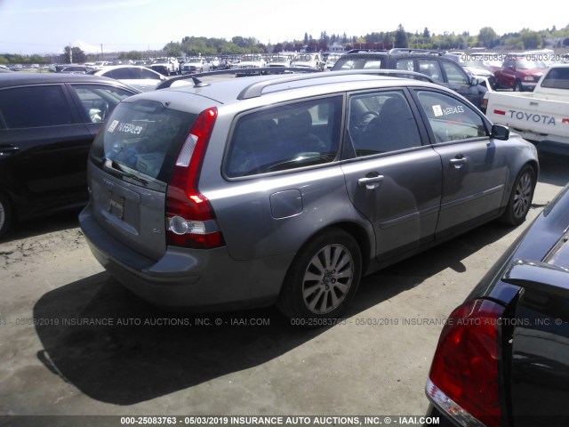 YV1MW382352072744 - 2005 VOLVO V50 2.4I GRAY photo 4