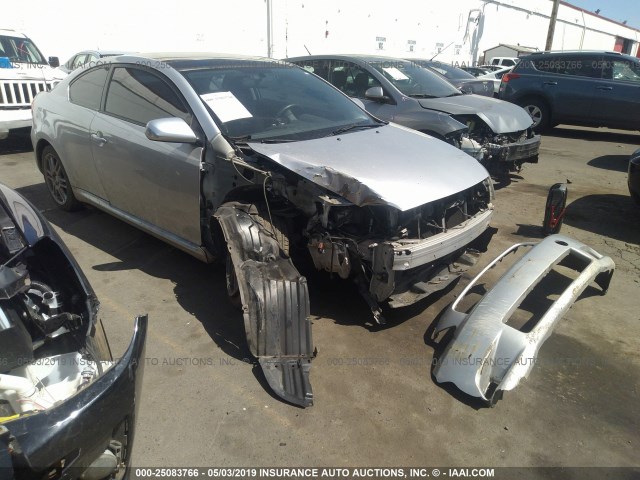 JTKDE177060135928 - 2006 TOYOTA SCION TC SILVER photo 1