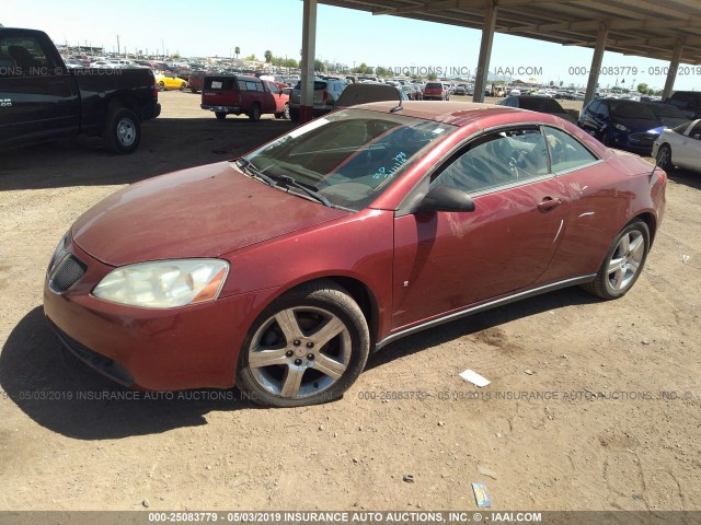 1G2ZH361694107419 - 2009 PONTIAC G6 GT RED photo 2