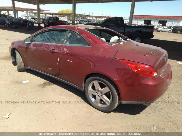 1G2ZH361694107419 - 2009 PONTIAC G6 GT RED photo 3