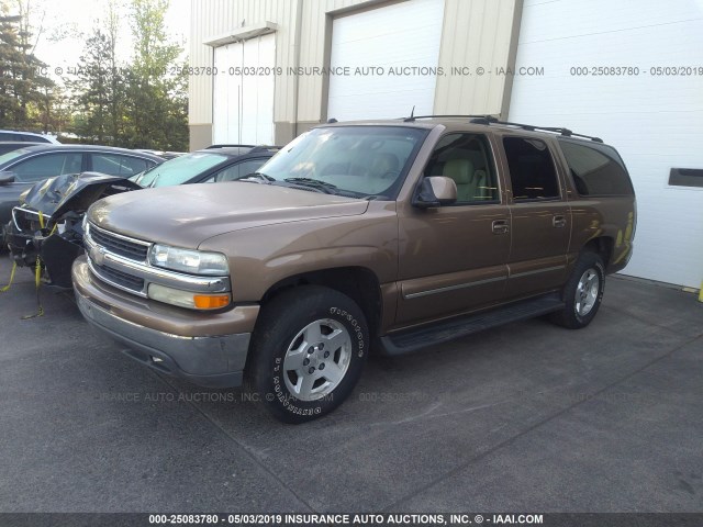 1GNEC16Z84J125828 - 2004 CHEVROLET SUBURBAN C1500 BROWN photo 2