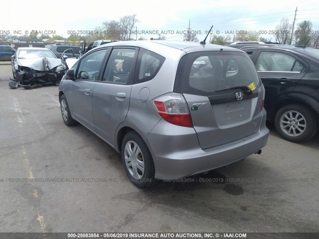 JHMGE87259S035641 - 2009 HONDA FIT SILVER photo 3