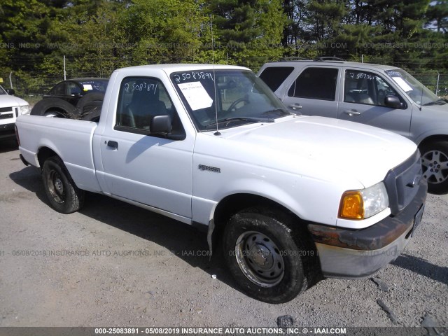 1FTYR10D44PB08264 - 2004 FORD RANGER WHITE photo 1