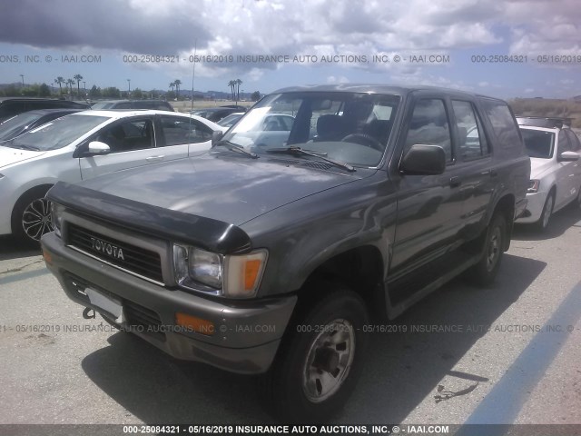 JT3RN27V7L0000575 - 1990 TOYOTA 4RUNNER RN27 GRAY photo 2