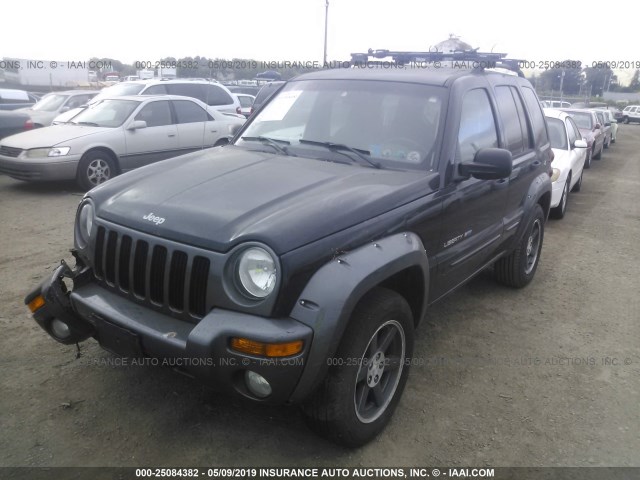1J4GL48K83W678414 - 2003 JEEP LIBERTY SPORT/FREEDOM შავი ფოტო 2