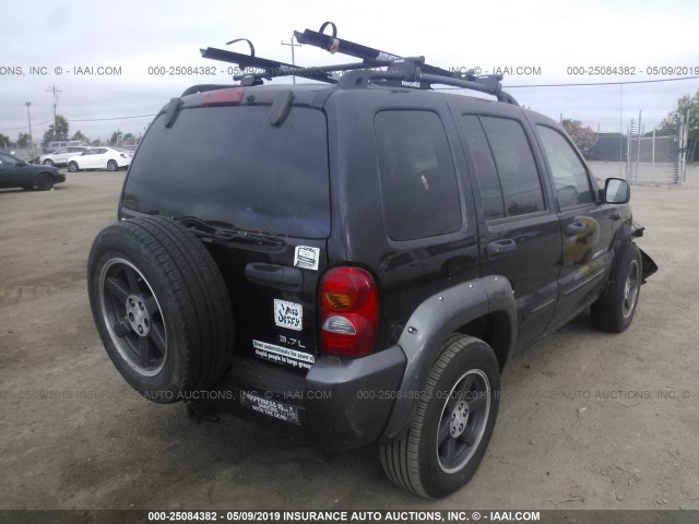 1J4GL48K83W678414 - 2003 JEEP LIBERTY SPORT/FREEDOM შავი ფოტო 4