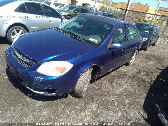 1G1AL55F767758139 - 2006 CHEVROLET COBALT LT BLUE photo 2