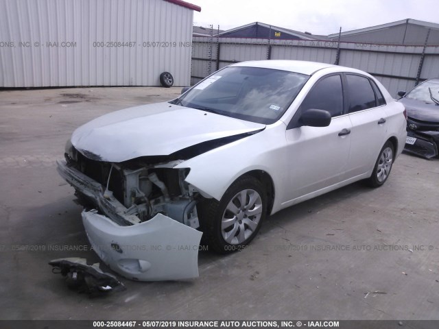 JF1GE61618H516196 - 2008 SUBARU IMPREZA 2.5I WHITE photo 2