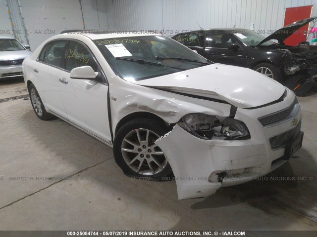 1G1ZK57718F207645 - 2008 CHEVROLET MALIBU LTZ WHITE photo 1