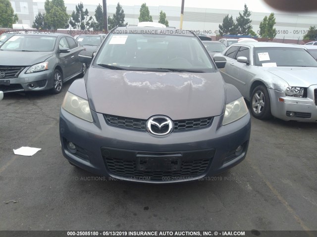 JM3ER29L980192977 - 2008 MAZDA CX-7 BLUE photo 6