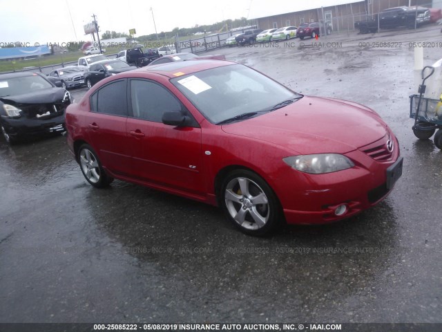 JM1BK324461529846 - 2006 MAZDA 3 S RED photo 1