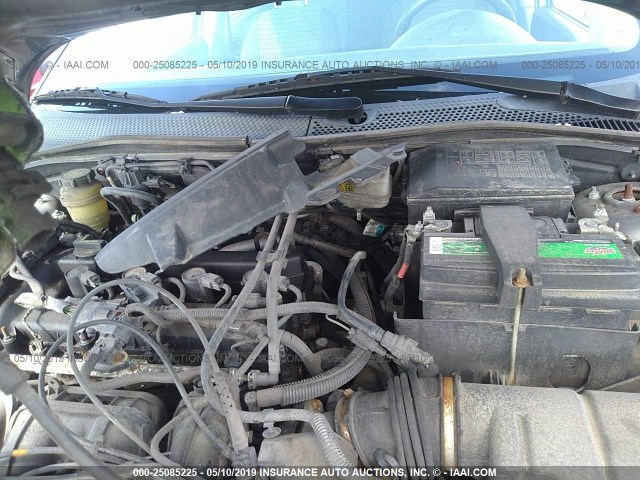 1FAFP34N86W130987 - 2006 FORD FOCUS ZX4 GRAY photo 10