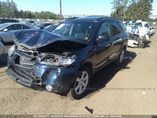 5NMSH73E57H112241 - 2007 HYUNDAI SANTA FE SE/LIMITED BLACK photo 2