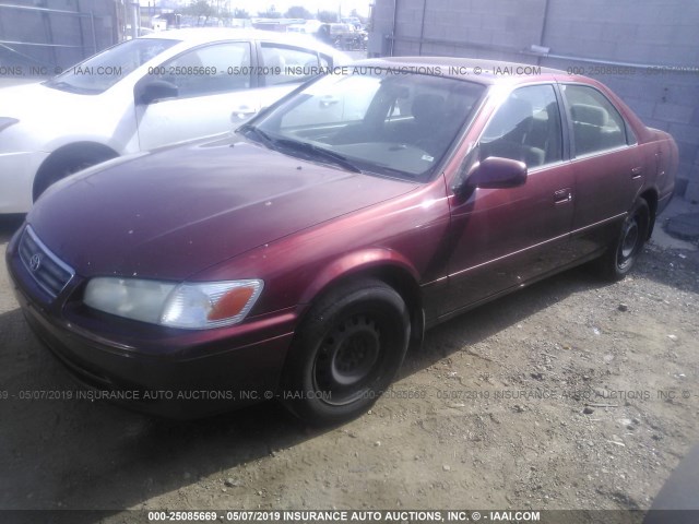 JT2BG22K6Y0405816 - 2000 TOYOTA CAMRY CE/LE/XLE BURGUNDY photo 2