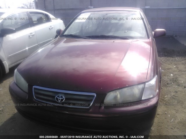 JT2BG22K6Y0405816 - 2000 TOYOTA CAMRY CE/LE/XLE BURGUNDY photo 6