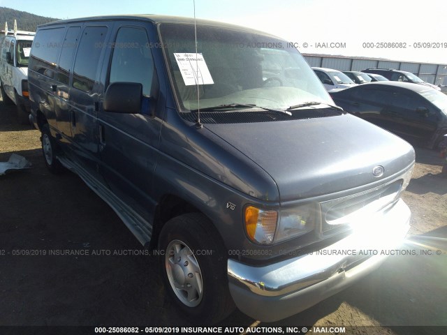 1FBNE31S4WHA95671 - 1998 FORD ECONOLINE E350 BLUE photo 1