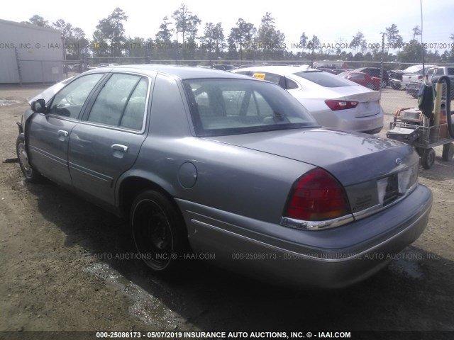 2FAFP73W6XX210053 - 1999 FORD CROWN VICTORIA  GRAY photo 3