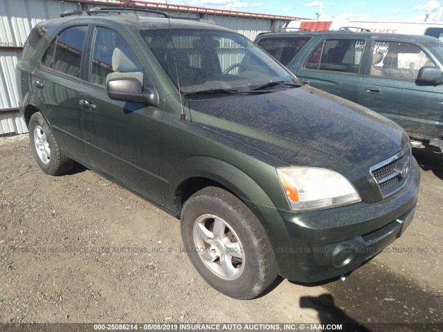 KNDJC733865585500 - 2006 KIA SORENTO EX/LX GREEN photo 1