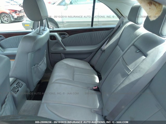 WDBJF65H2XA891836 - 1999 MERCEDES-BENZ E 320 WHITE photo 8