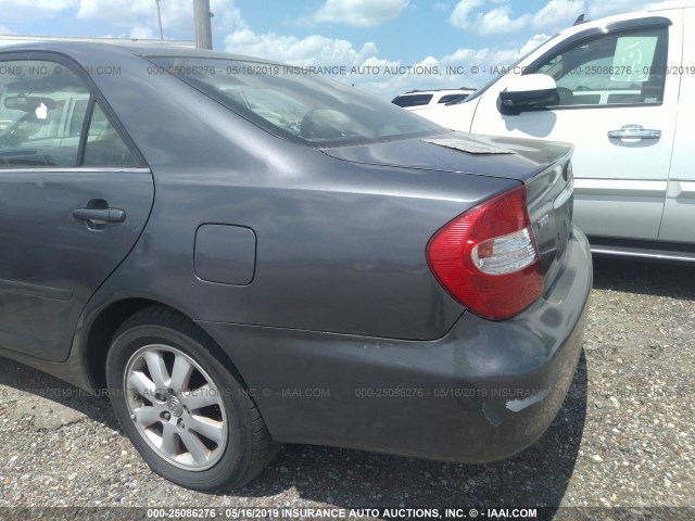 4T1BE32K33U669107 - 2003 TOYOTA CAMRY LE/XLE/SE GRAY photo 6