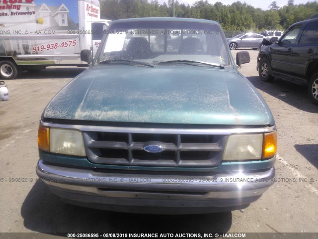 1FTCR10U3PTA91463 - 1993 FORD RANGER GREEN photo 6