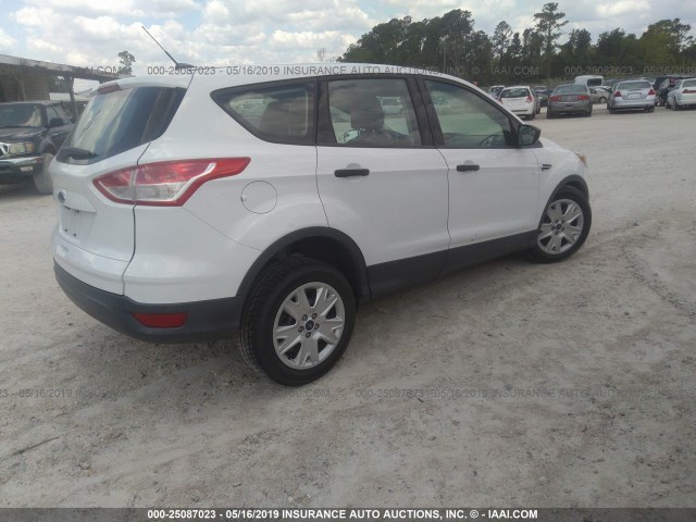 1FMCU0F76FUC65931 - 2015 FORD ESCAPE S WHITE photo 4