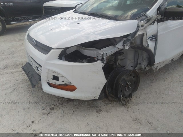 1FMCU0F76FUC65931 - 2015 FORD ESCAPE S WHITE photo 6