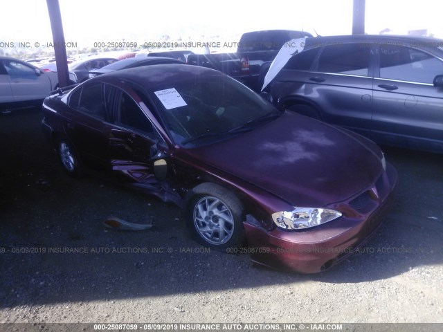 1G2NF52E53M549933 - 2003 PONTIAC GRAND AM SE1 RED photo 1