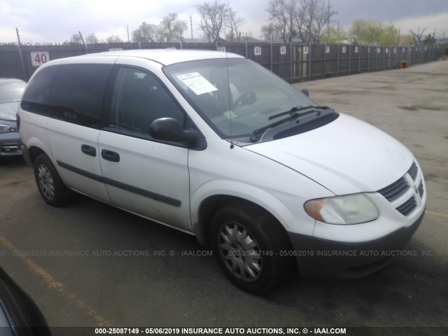 1D4GP21R26B506562 - 2006 DODGE CARAVAN C/V WHITE photo 1